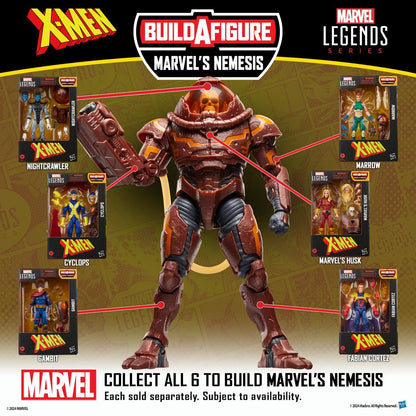 Marvel's Husk Marvel Legends Series X-Men - 6" Build A Figure Marvel's Nemesis by Hasbro