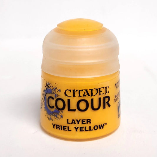 Warhammer Citadel Base Yriel Yellow Paint Bottle 12ml