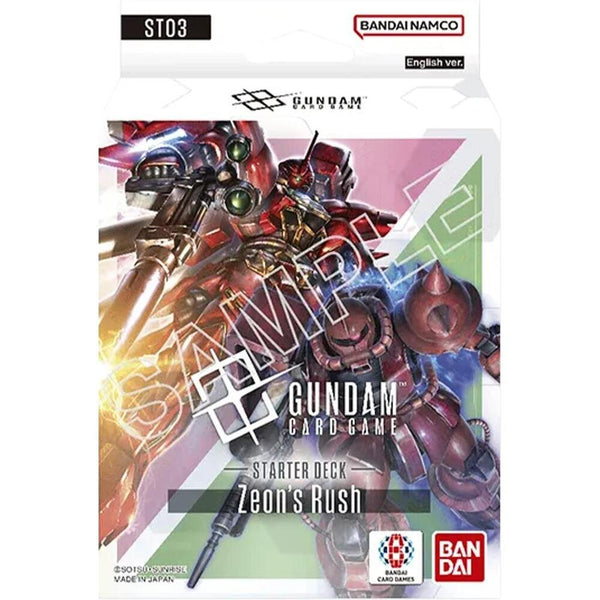 Gundam TCG Starter Deck 03 ST03 – Zeon’s Rush (English Version)