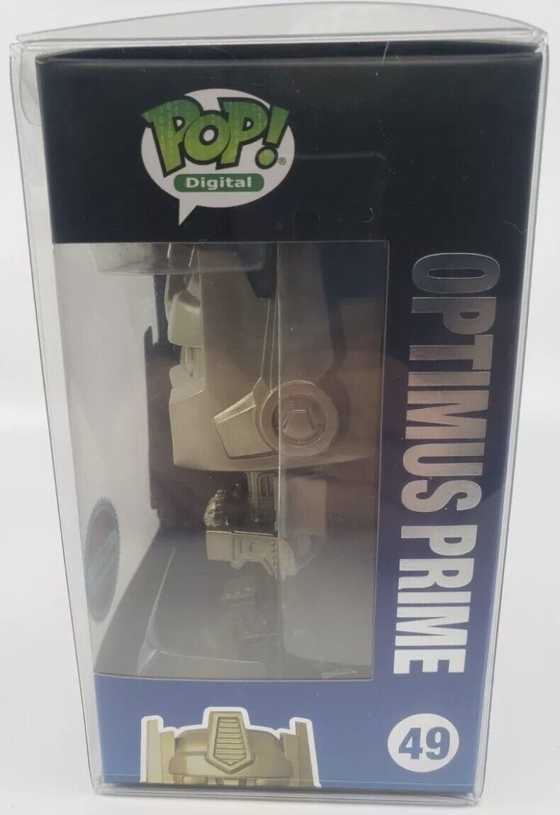 FUNKO POP! DIGITAL TRANSFORMERS OPTIMUS PRIME GOLD GRAIL LIMITED EDITION 999 #49