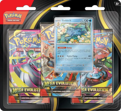 Pokémon TCG Mega Evolution 3 Pack Blister ME01 Golduck