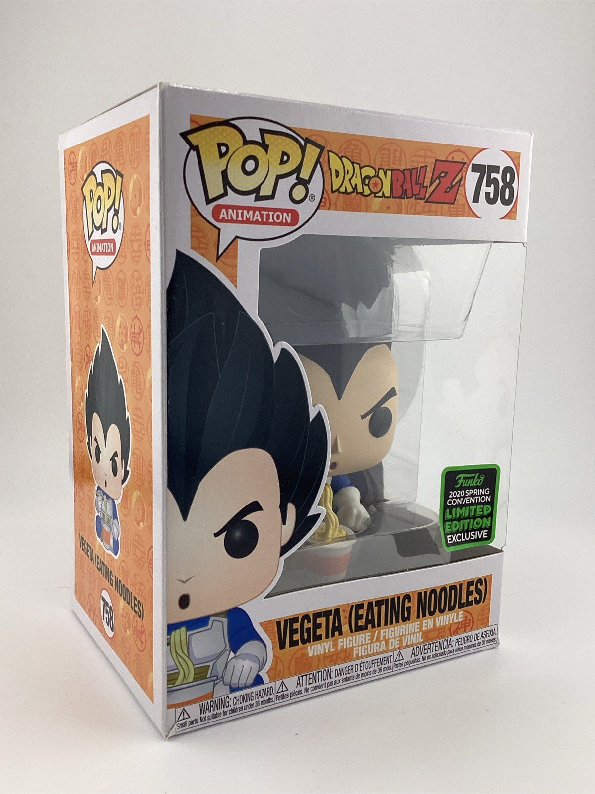 Funko Pop! Vinyl: Dragon Ball - Vegeta (Eating Noodles) - Spring Con #758
