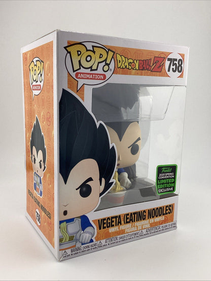 Funko Pop! Vinyl: Dragon Ball - Vegeta (Eating Noodles) - Spring Con #758