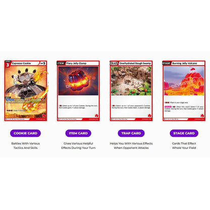 CookieRun Trading Card Game: Brave Beginning Booster Display | 2 Player Competitive TCG | Includes 28 Booster Packs with 9 Cards Each