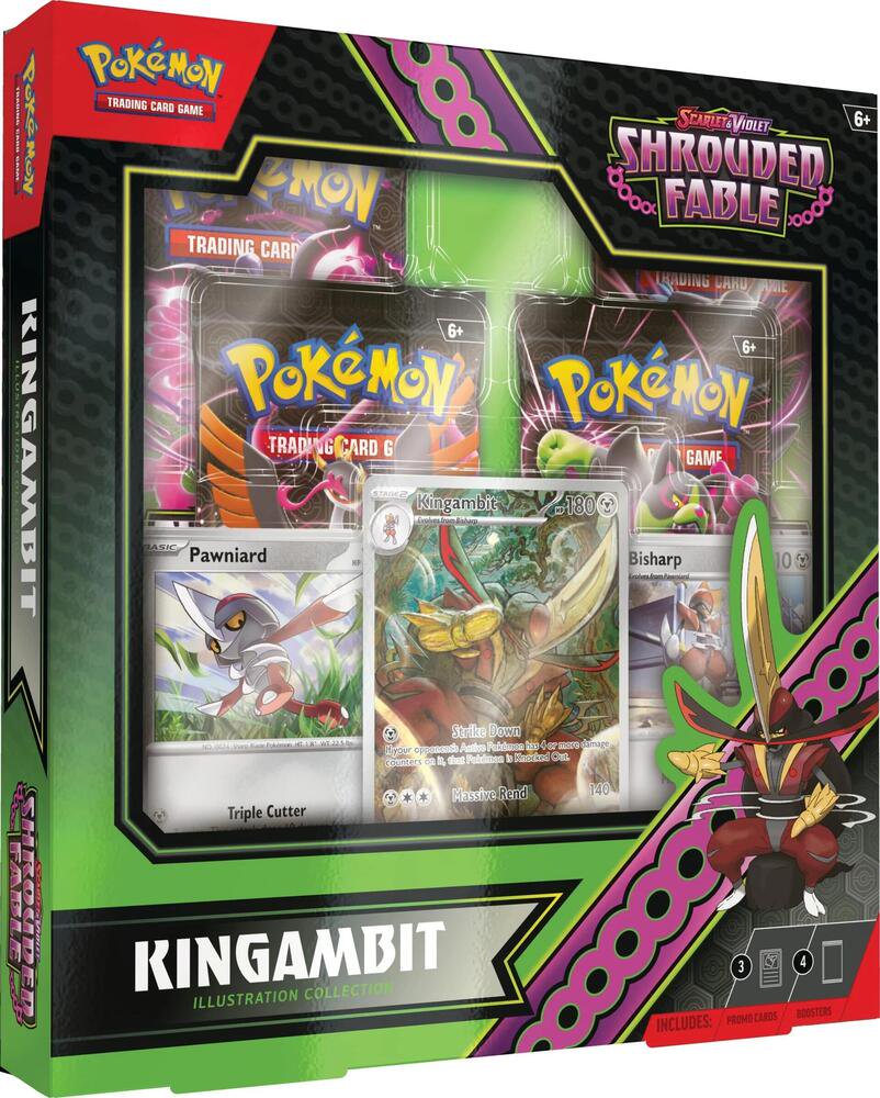 Pokemon TCG Kingambit Illustration Collection Trading Card Game Box Set