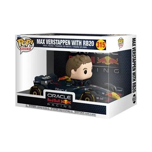 Max Verstappen with RB20 Super Deluxe # 315 Funko Pop! Rides Oracle Formula 1 Redbull Racing - Approx. 4 1/2" Collectible Vinyl Figure - Estimated Arrival: Sept. 2025 (PRE-SALE)