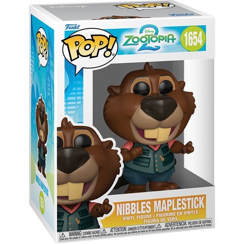 Nibbles Maplestick #1654 Funko Pop! Zootopia 2 - Approx. 3 3/4" Collectible Vinyl Figure Bundled with Display Box Protector Case - Estimated Arrival: Oct 2025 (PRE-SALE)