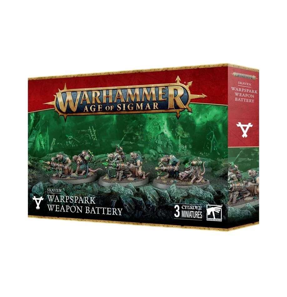 Warhammer Age of Sigmar Skaven: Warspark Weapon Battery - 3 Citadel Miniatures