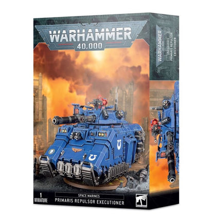 Warhammer 40,000 Space Marines Repulsor Executioner Tank Model Kit – Heavy Laser Destroyer or Macro Plasma Incinerator – Customizable Plastic Vehicle for Warhammer 40K
