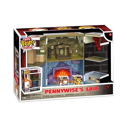 Funko Pop! Bitty Box IT Funhouse Pennywise's Lair Playset - Collectible Vinyl Figure