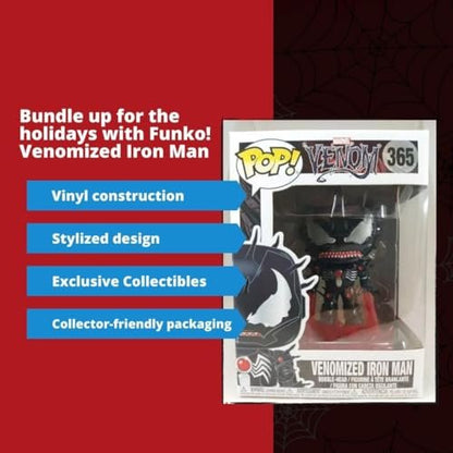 Venomized Iron Man Funko Pop! Marvel Venom - Collectible Vinyl Figure #365 with Display Box Protector Case