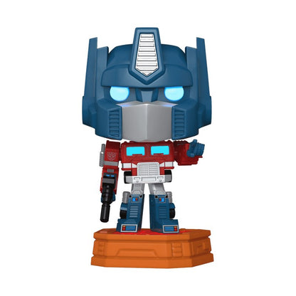 Optimus Prime with Lights and Sounds Funko Pop! Retro Toys: Transformers - Approx. 5.65" Collectible Exclusive Vinyl Figure #120 with Window Display Box (PRE-ORDER)