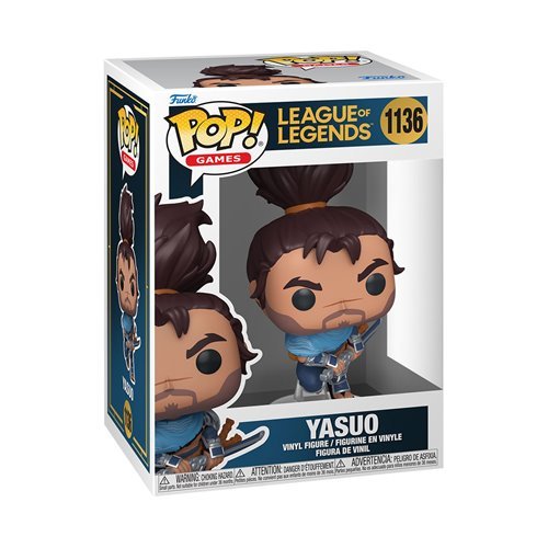 Yasuo #1136 Funko Pop! Games League of Legends - Approx. 5 1/2" Collectible Vinyl Figure - Estimated Arrival: Oct. 2025 (PRE-SALE)