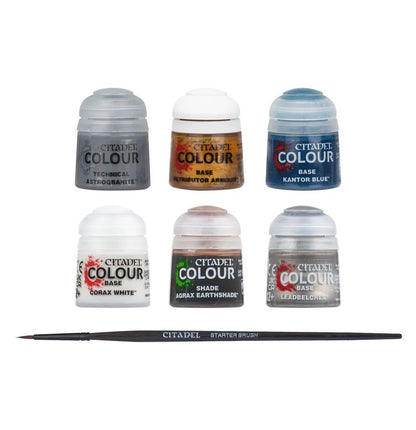 Warhammer Age of Sigmar Stormcast Eternals Paint Set – 3 Push-Fit Liberator Miniatures, 6 Citadel Paints & Starter Brush for Beginners and Hobby Fans (PRE-ORDER)