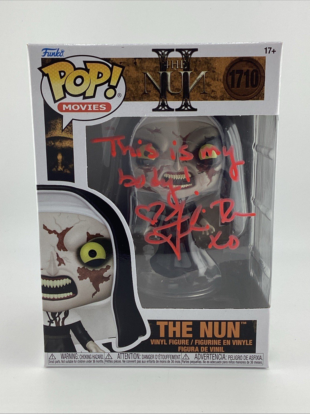 Funko Pop! Vinyl: The Nun #1710 Signed Felisa Rose