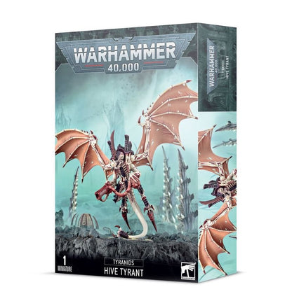 Warhammer 40,000 Winged Hive Tyrant Tyranids Winged Hive Tyrant Miniature Kit – Build as Winged Hive Tyrant, Hive Tyrant or Swarmlord – 59-Piece Plastic Model for Warhammer 40K