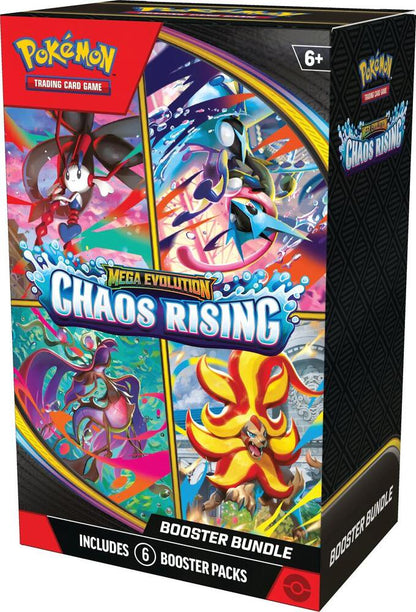 Pokemon TCG Chaos Rising Booster Bundle – ME04 Chaos Rising Expansion, –  COLLECTION REALM