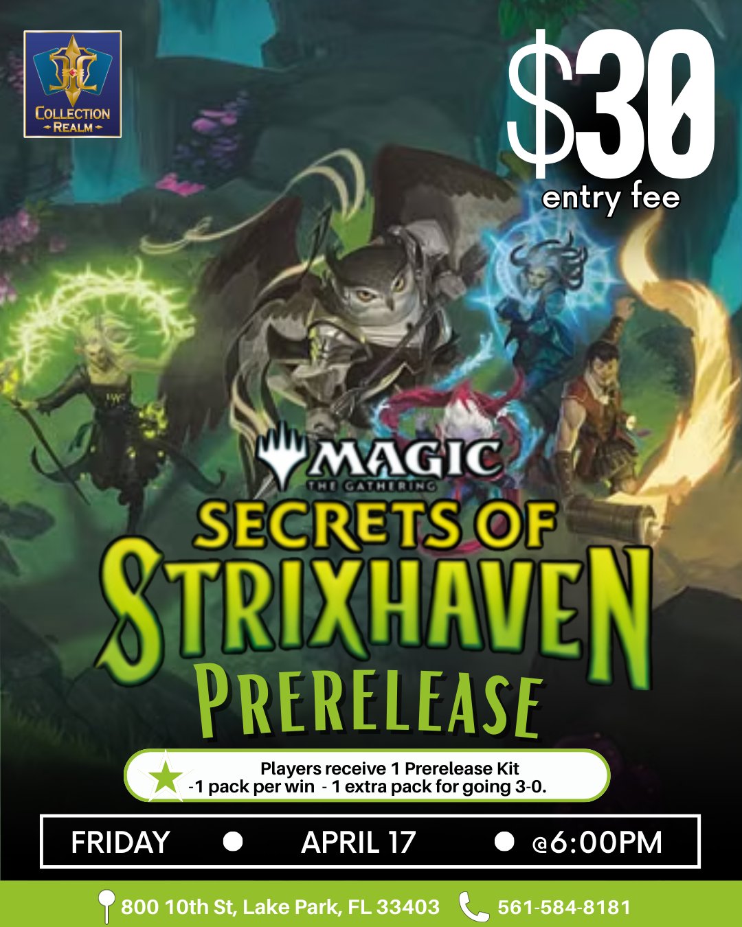 Magic: The Gathering TCG Secrets of Heaven Prerelease – April 17, Friday 6PM