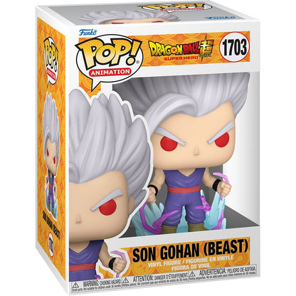 Son Gohan (Beast) Funko Pop! Animation Dragon Ball Super Hero - 1 in 6: CHANCE OF CHASE - Approx. 5 1/2" Collectible Vinyl Figure #1703 with Window Display Box