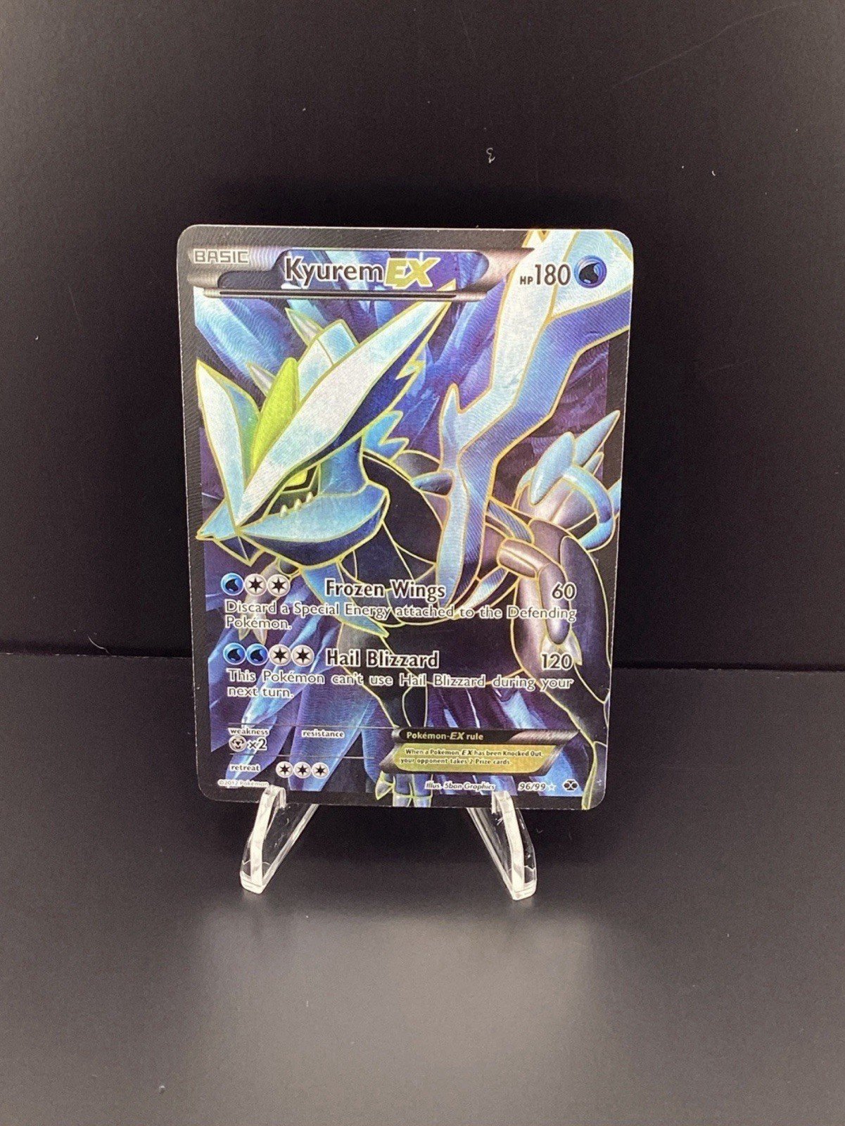 Pokémon TCG Black & White Next Destinies Kyurem EX 96/99 Full Art Ultra Rare (LP)