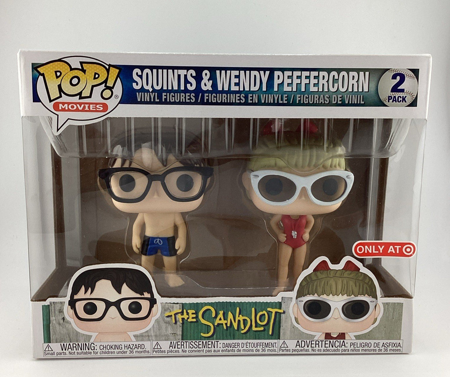 Funko Pop! Vinyl: The Sandlot - 2 Pack - Wendy/Squints - Target (Exclusive)