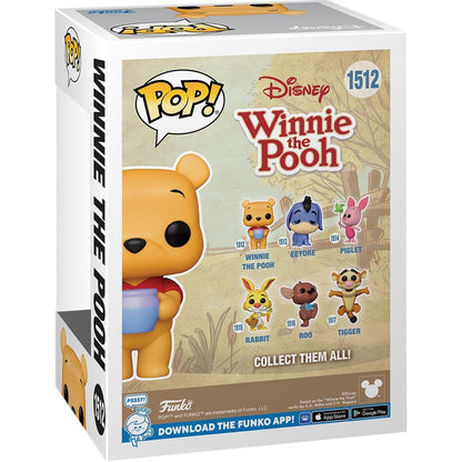 Winnie The Pooh Funko Pop! Disney - Approx. 3 1/2" Collectible Vinyl Figure #1512 with Display Box Protector Case