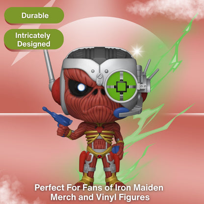 Somewhere in Time Eddie Funko Pop! Rocks: Iron Maiden - Approx. 3 3/4" Collectible Vinyl Figure #248  with Display Box Protector Case