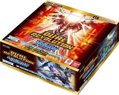 Digimon TCG Dual Revolution Booster Box 24 Packs Trading Card Collection | Digimon Card Game Collector Booster Display for Anime Cards, Deck Building & TCG Gameplay