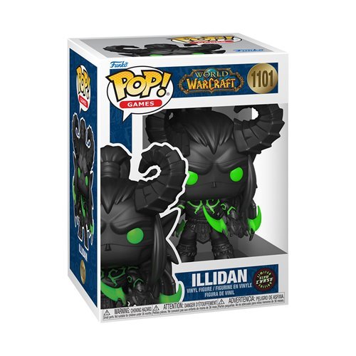 Illidan #1101 Funko Pop! Games World of Warcraft - Approx. 5" Glow Chase Limited Edition Collectible Vinyl Figure - Estimated Arrival: Aug. 2025 (PRE-SALE)