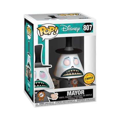 Mayor with Megaphone Funko Pop! Disney: The Night Before Christmas - Approx.3 3/4" Collectible Chase Limited Edition Vinyl Figure #807 with Display Box Protector Case