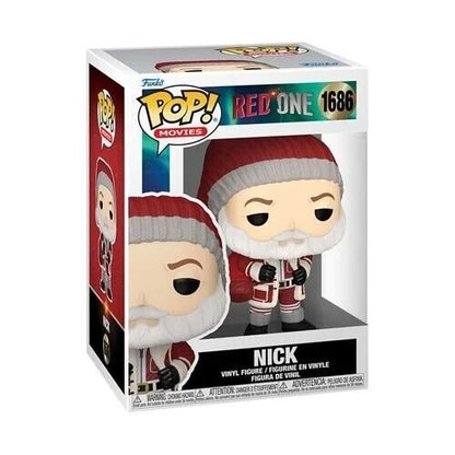 Nick Funko Pop! Movies Red One - Approx. 4" Collectible Vinyl Figure #1686 Bundled with Display Box Protector Case