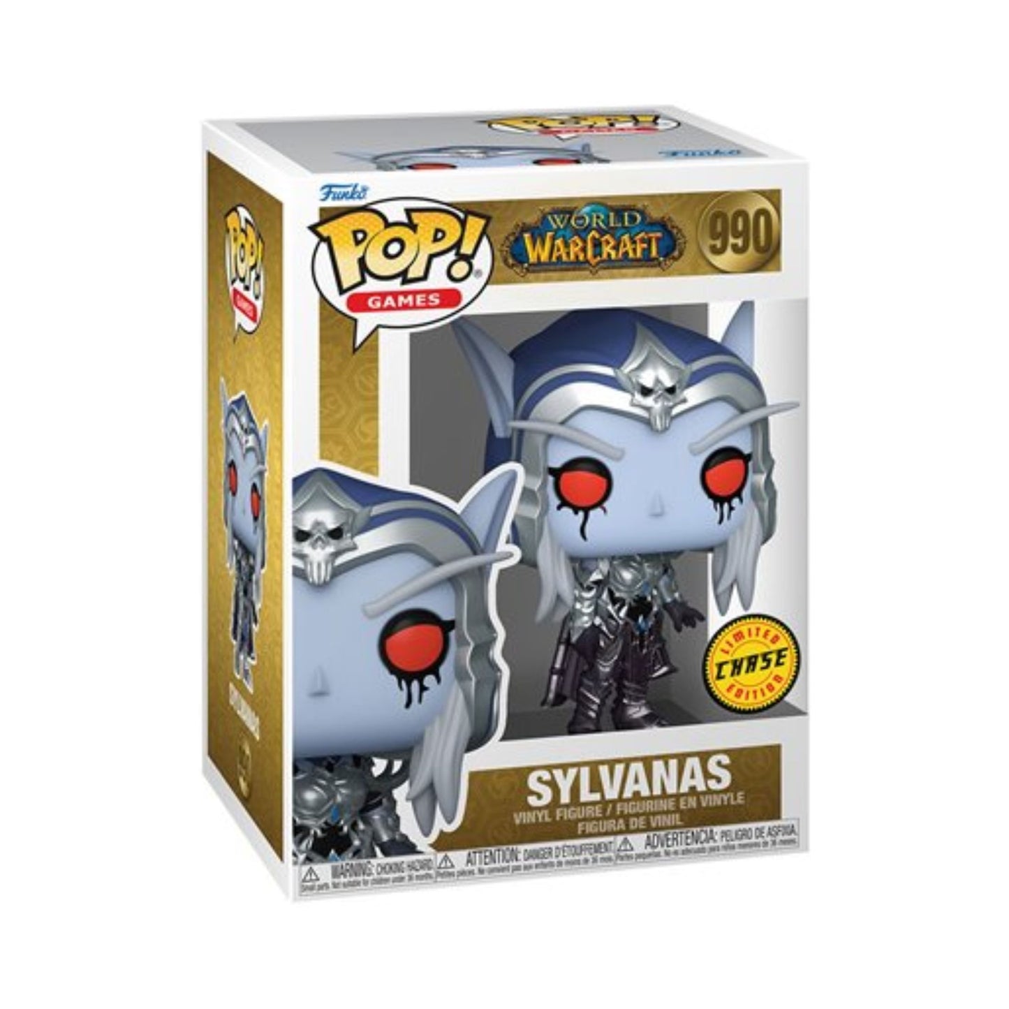 Sylvanas Funko Pop! Games: World Warcraft - Approx. 3 3/4" Collectible Chase Limited Edition Vinyl Figure #990 with Display Box Protector Case