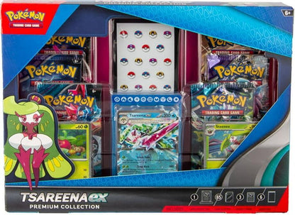 Pokemon TCG Tsareena ex Premium Collection Trading Card Game Box Set