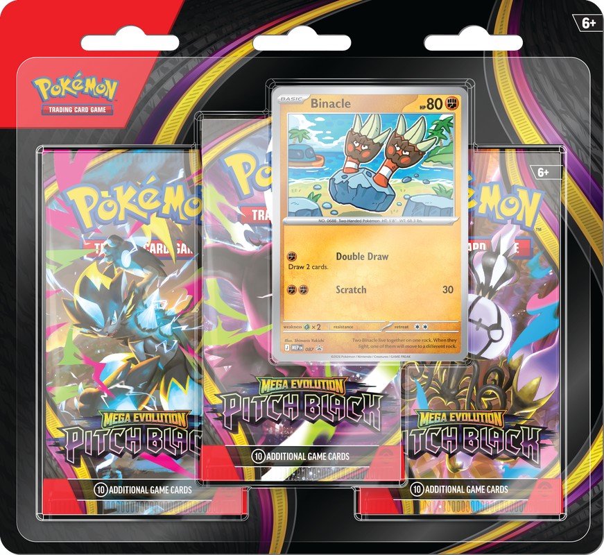 Pokemon Pitch Black English 3-Pack Blister Pokemon Pitch Black English 3-Pack Blister