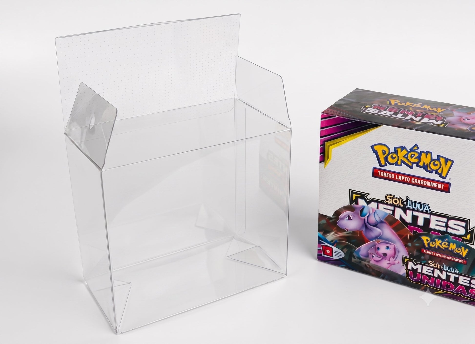 Pokémon Booster Box Vinyl Display Case by Collection Realm – Soft Case Protective Covers, Dust & Moisture Resistant, Preserves Value for Pokémon Card