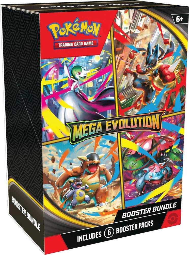 Pokémon TCG Mega Evolution ME01 Booster Bundle – 6 Pokémon Cards Booster Packs (PRE-SALE)