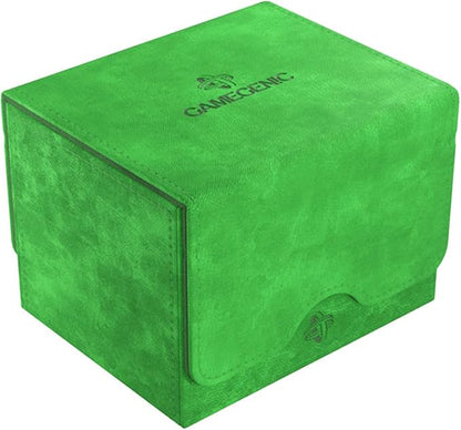 GameGenic Sidekick XL Deck Box 100 Plus Cards Green Trading Card Storage Case