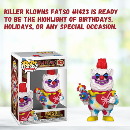 Fatso Funko Pop! Movies Killer Klowns From Outer Space - Vinyl Figure #1423 with Window Display Box