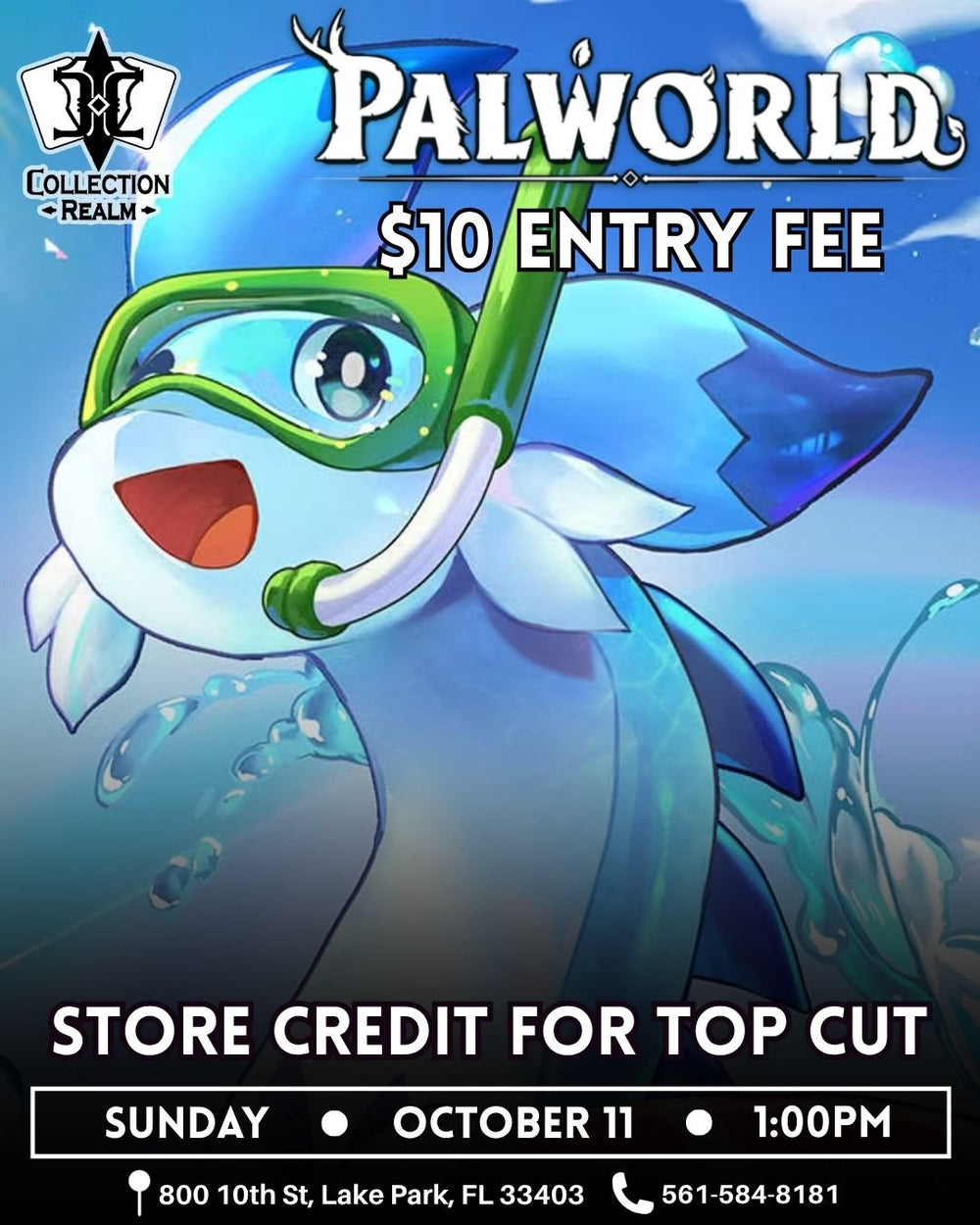 Palworld TCG Tournament – October 11, 2026 (Sunday 1:00 PM)
