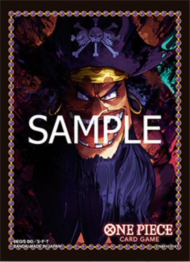 One Piece Card Game Bandai Official Card Sleeves Vol 3 Marshall D Teach 70 Count