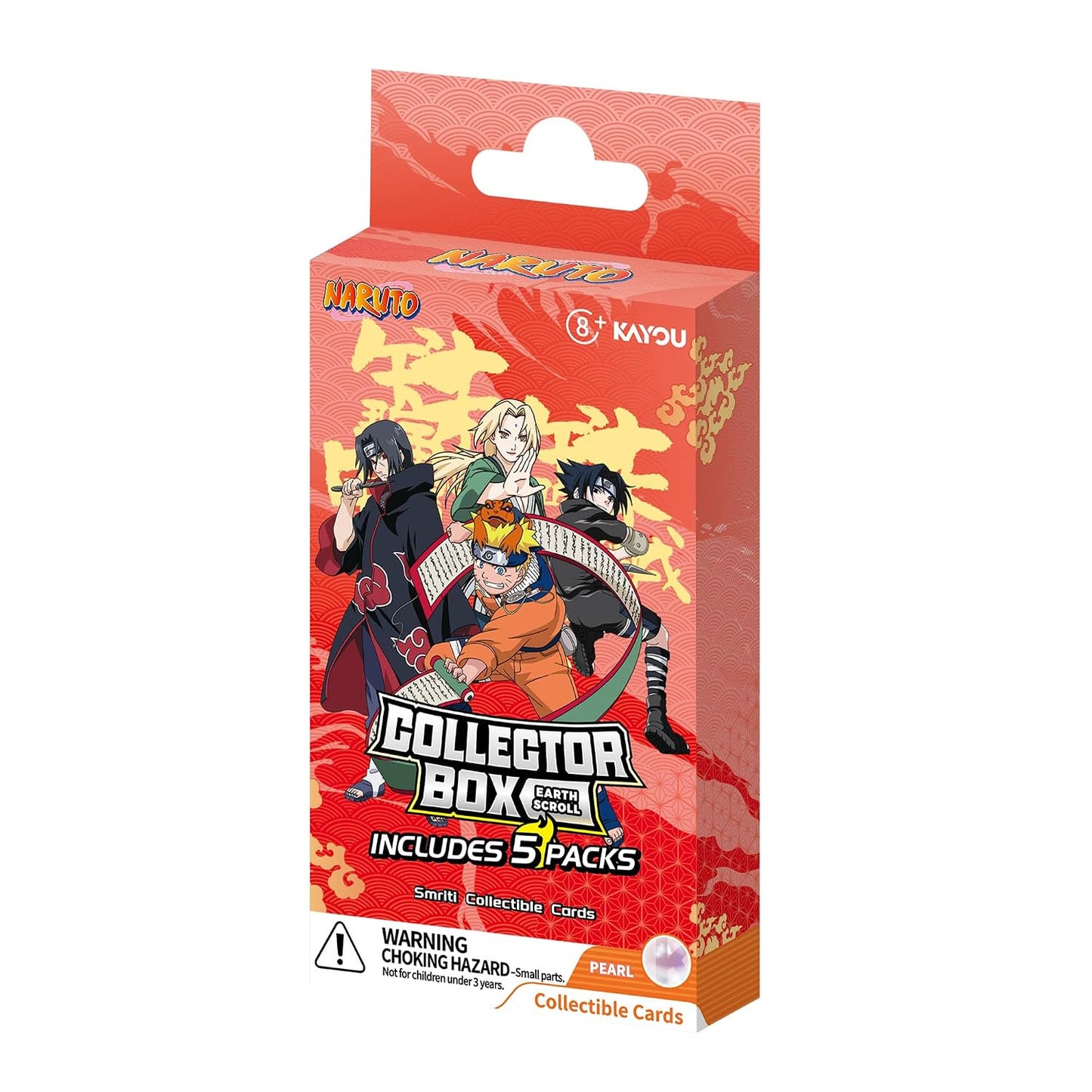 Naruto-Smriti Collectible Cards-Earth Scroll-Collector Box-5 Packs