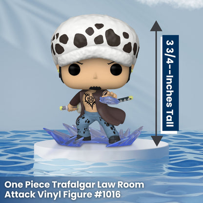 Trafalgar Law Funko Pop! Animation One Piece - AAA Exclusive Vinyl Figure #1016 with Display Box Protector Case