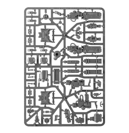 Warhammer 40,000 Space Marines Primaris Redemptor Dreadnought Kit – Multi-Part Plastic Model with Weapons Options, 90mm Base & Transfer Sheet – Highly Customizable Tabletop Miniature