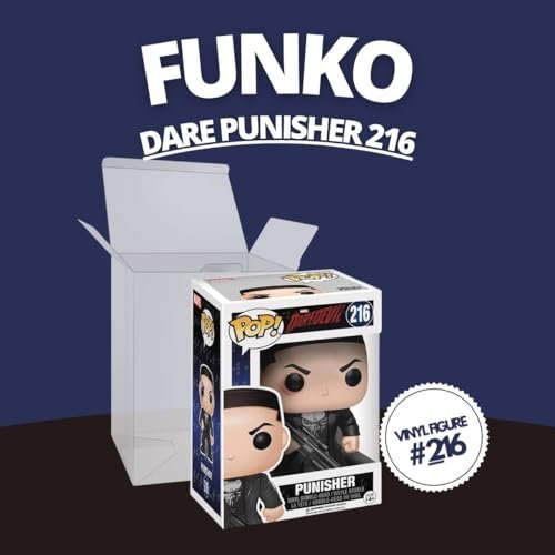 Punisher Funko Pop! Mavel Daredevil - Vinyl Bobble-Head Figure # 216 with Display Box Protector Case