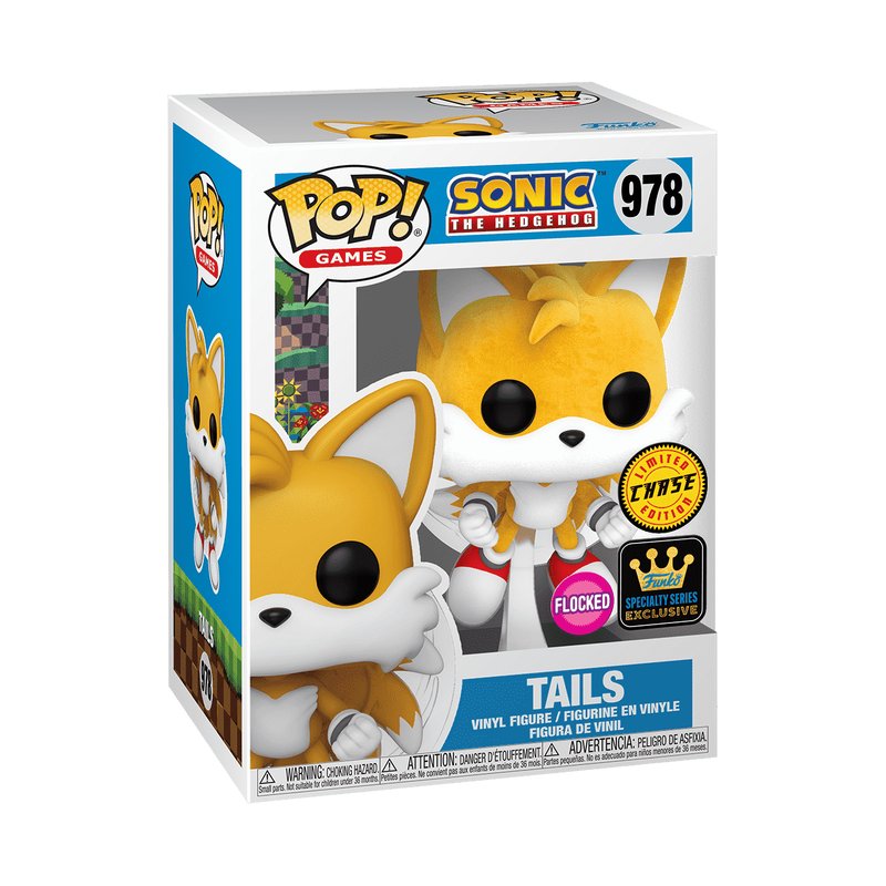 Tails Funko Pop! Games Sonic The Hedgehog - 1 in 6: CHANCE OF CHASE - Approx. 4.9" Collectible Vinyl Figure #978 with Window Display Box