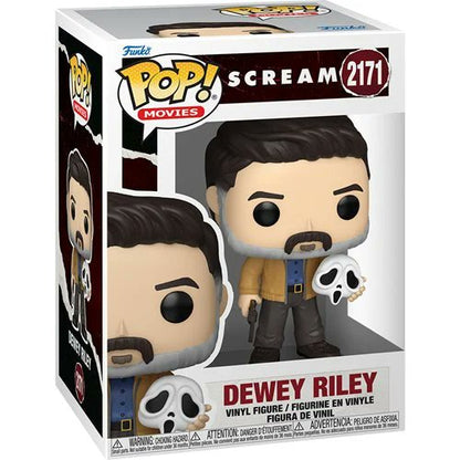 Scream Dewey Riley Funko Pop! Vinyl Figure #2171 Horror Movie Collectible Deputy Sheriff Figurine with Badge (PRE-ORDER)
