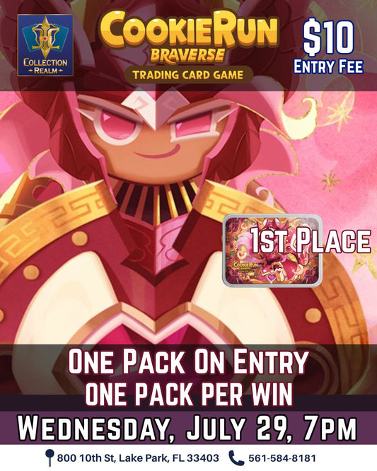 CookieRun Braverse TCG Tournament – July 29, 2026 (Wednesday 7:00 PM)