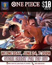 One Piece Card Game Tournament – June 24, 2026 (Wednesday 7:30 PM)