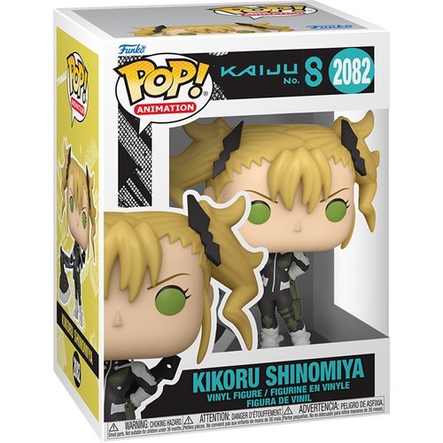 Kaiju No. 8 Funko Pop! Animation - Set of 4 (Kaiju No.8 #2079, Kafka Hibino #2080, Reno Ichikawa #2081, and Kikoru Shinomiya #2082) Collectible Vinyl Figures