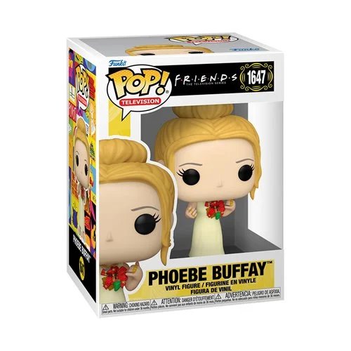 Phoebe Buffay Christmas Bow Funko Pop! Television F.R.I.E.N.D.S Series - Approx. 4 1/4" Collectible Vinyl Figure #1647 with Display Box Protector Case